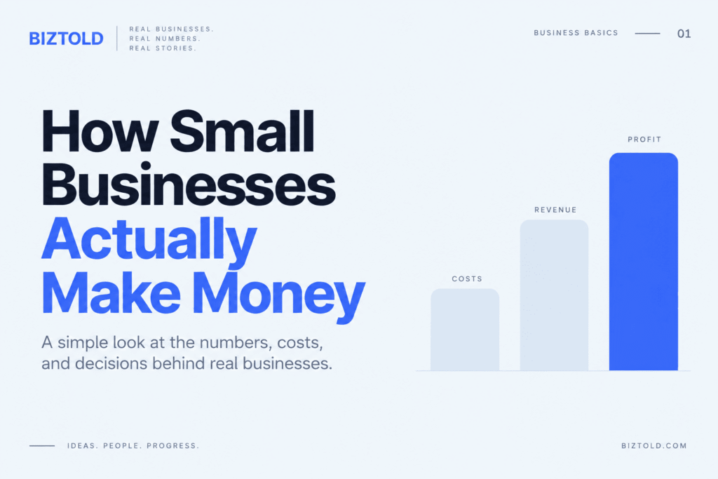 How Small Businesses Actually Make Money